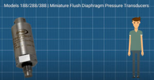 Product Spotlight: Model 188/288/388 | Miniature Flush Diaphragm Pressure Transducers