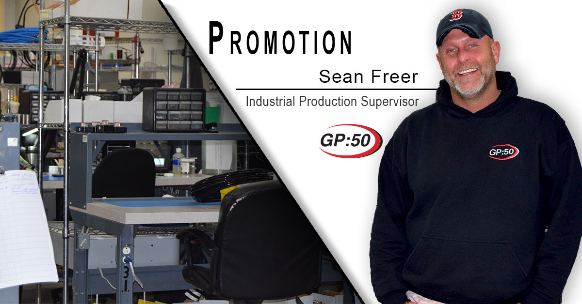 Sean Freer, Industrial Production Supervisor